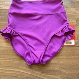 Tiger Friday Ruffle Dancewear Bottoms NWT - Vibrant Grape